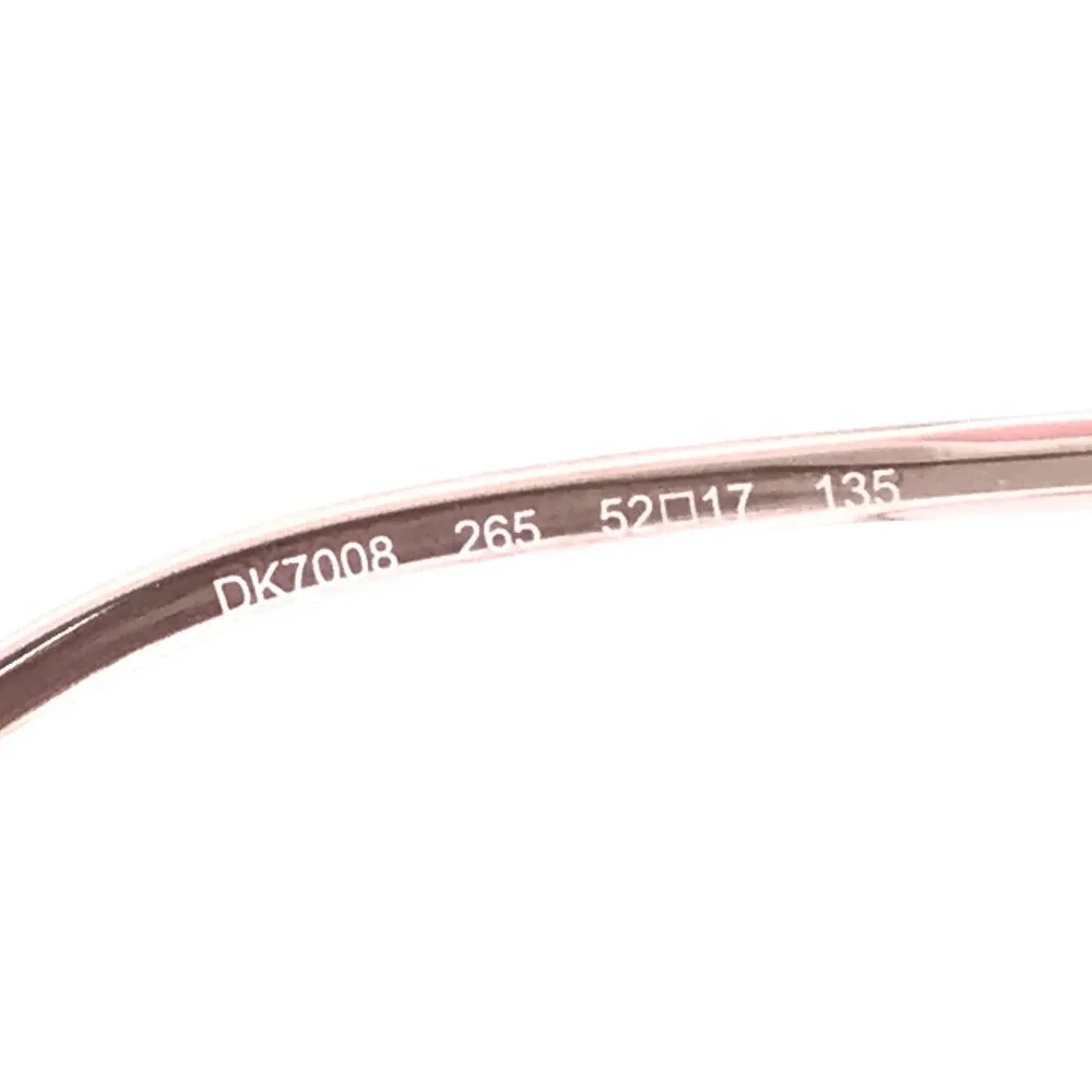 DKNY Eyeglasses Frames DK7008 265 Pink Brown Tortoise Cat Eye Full Rim 52-17-135